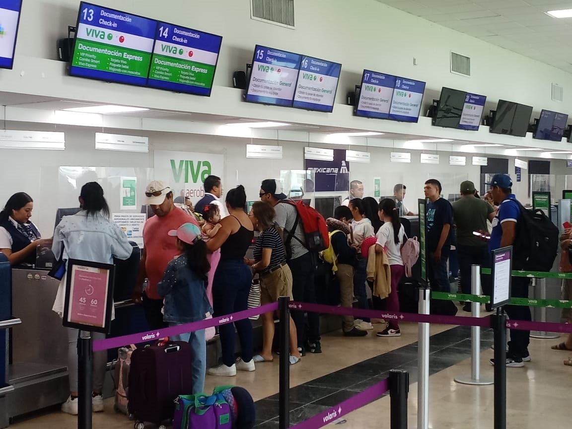 Incrementa Flujo De Pasajeros En Aeropuerto De Villahermosa