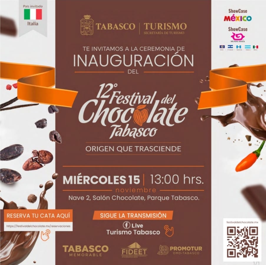 Hoy inicia el 12° Festival del Chocolate 2023