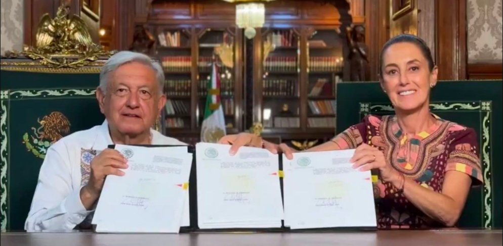 AMLO firma el decreto de la reforma judicial y se publica en el DOF ...